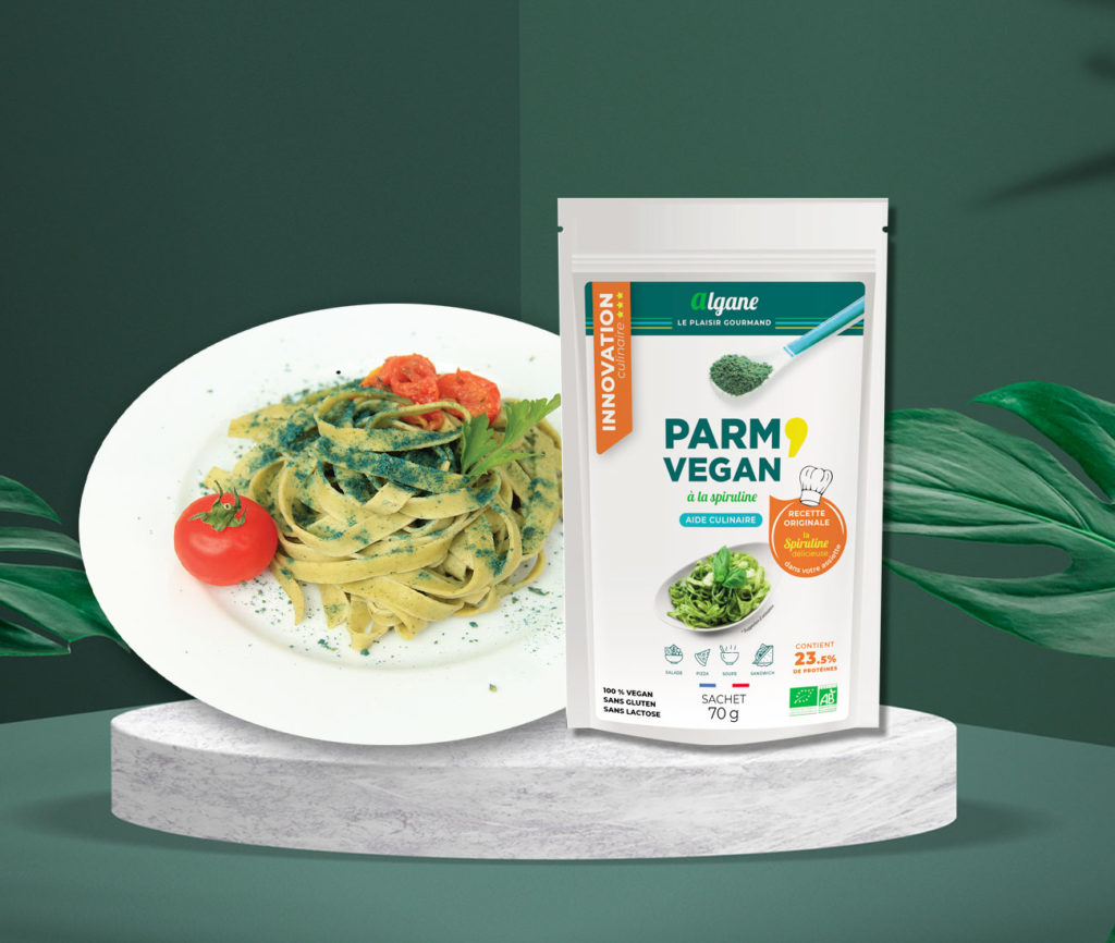 spiruline parm vegan algane natuo